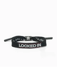 Rastaclat Locked In Black Shoelace Bracelet