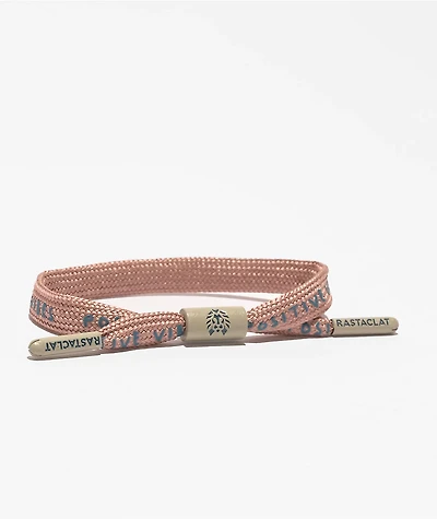 Rastaclat Marbled Vibes Dusty Rose Shoelace Bracelet