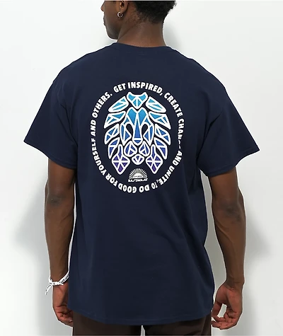 Rastaclat Mosaic Navy T-Shirt