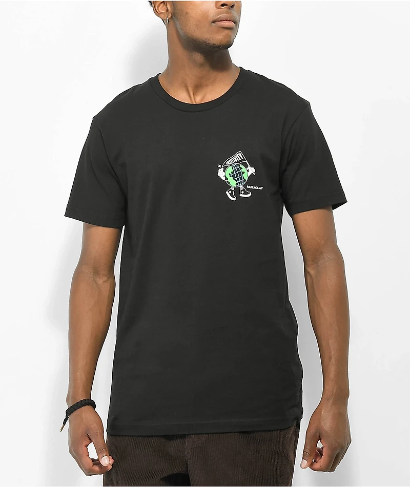 Rastaclat Mr. Positivity Black T-Shirt
