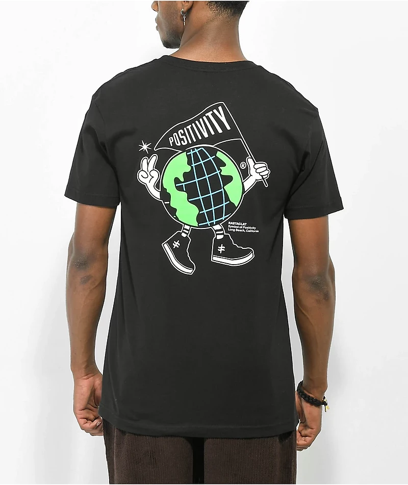 Rastaclat Mr. Positivity Black T-Shirt