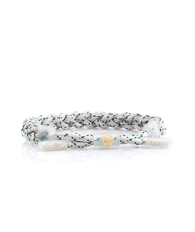 Rastaclat Onyx Cool Grey Rubberized Braided Bracelet