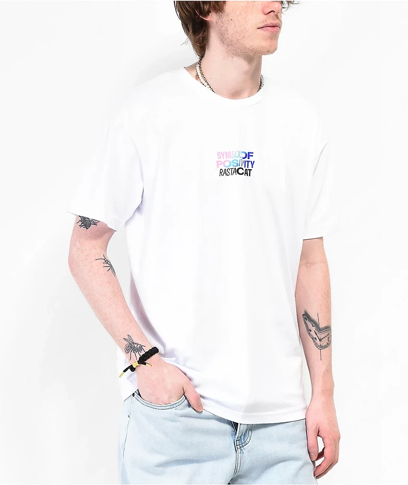 Rastaclat Peace Reimagined White T-Shirt