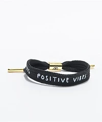 Rastaclat Positive Vibes Black & Gold Bracelet