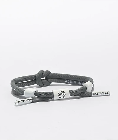Rastaclat Positive Vibes Grey Knotted Bracelet