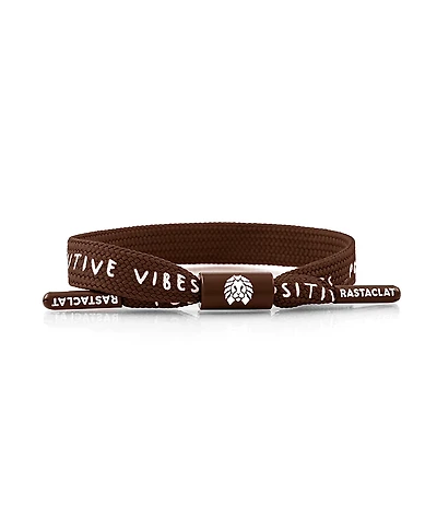Rastaclat Positive Vibes Mocha Shoelace Bracelet