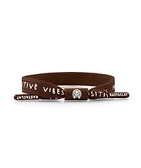 Rastaclat Positive Vibes Mocha Shoelace Bracelet