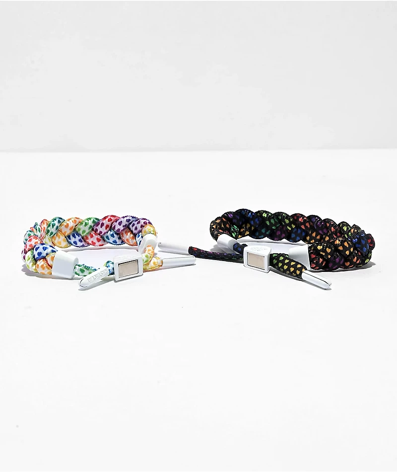 Rastaclat Pride 2 Pack Braided Bracelets