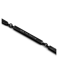 Rastaclat Seek The Positive Black Bar Link Bracelet