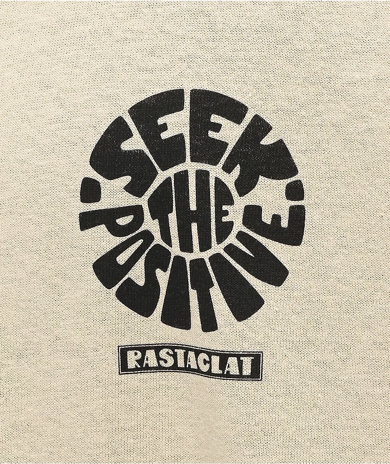 Rastaclat Seek The Positive Crest Natural T-Shirt