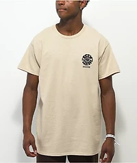 Rastaclat Seek The Positive Crest Natural T-Shirt