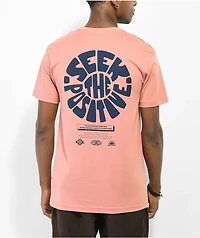 Rastaclat Seek The Positive Crest Rose T-Shirt