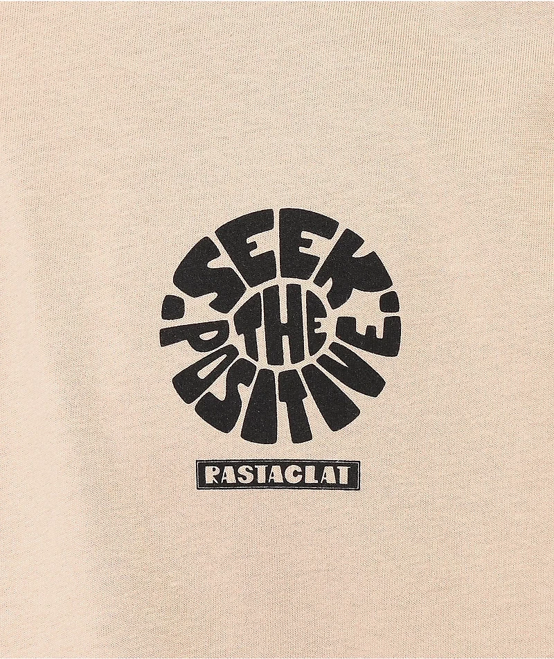 Rastaclat Seek The Positive Crest Sand T-Shirt