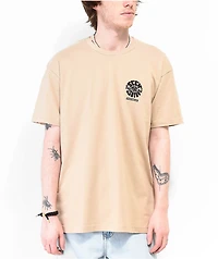 Rastaclat Seek The Positive Crest Sand T-Shirt