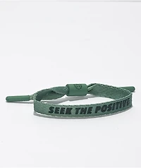Rastaclat Seek The Positive Green Shoelace Bracelet