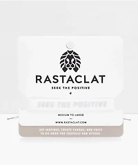 Rastaclat Seek The Positive White Shoelace Bracelet