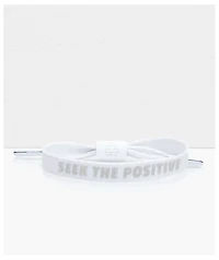 Rastaclat Seek The Positive White Shoelace Bracelet