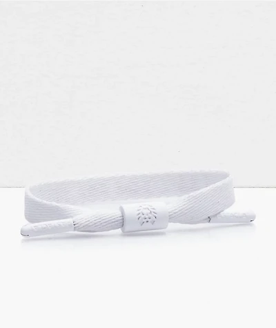 Rastaclat Seek The Positive White Shoelace Bracelet