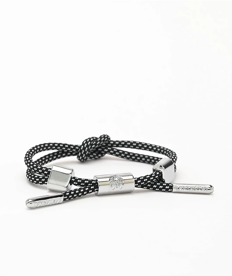 Rastaclat Starsourge Black Knotted Bracelet