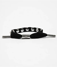 Rastaclat Stud Raven Black Shoelace Bracelet