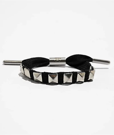 Rastaclat Stud Raven Black Shoelace Bracelet