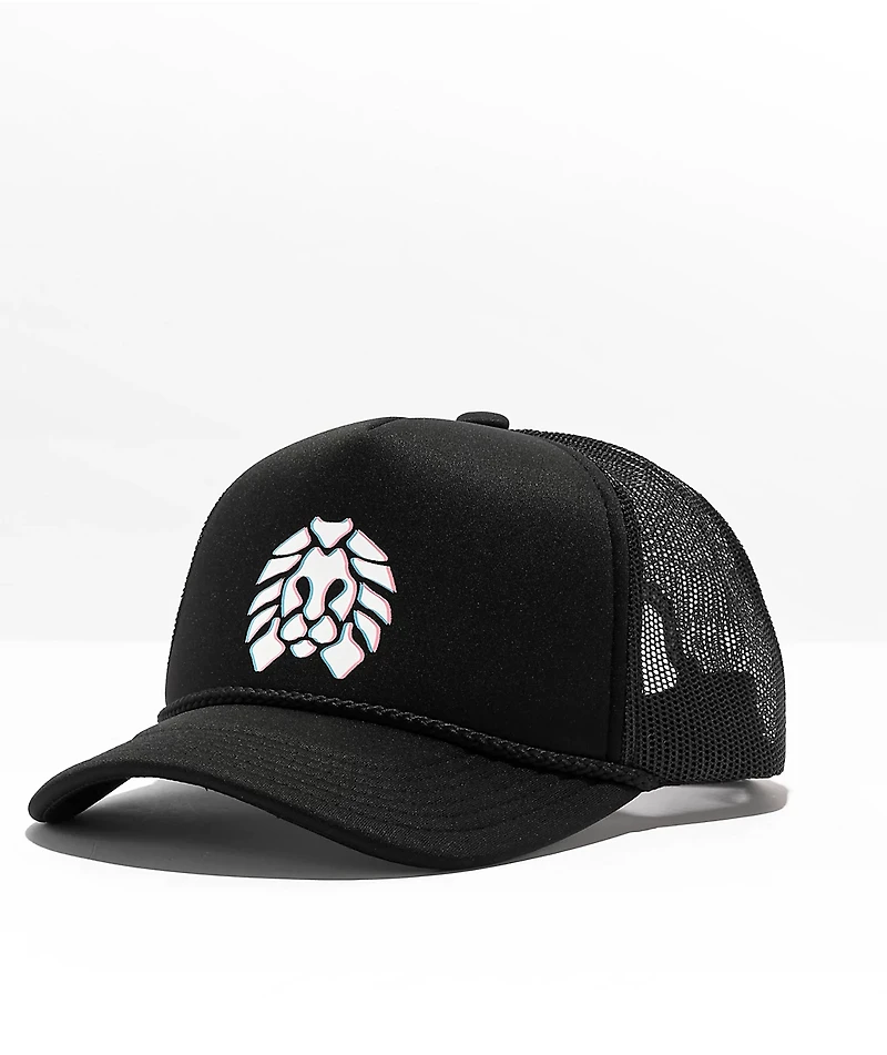 Rastaclat Trippy Lion Black Trucker Hat