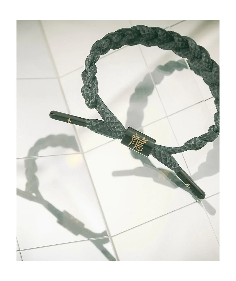 Rastaclat x Bruce Lee Black Braided Bracelet