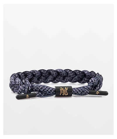Rastaclat x Bruce Lee Black Braided Bracelet