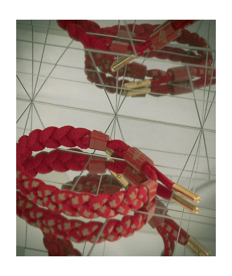 Rastaclat x Bruce Lee Red Braided Bracelet