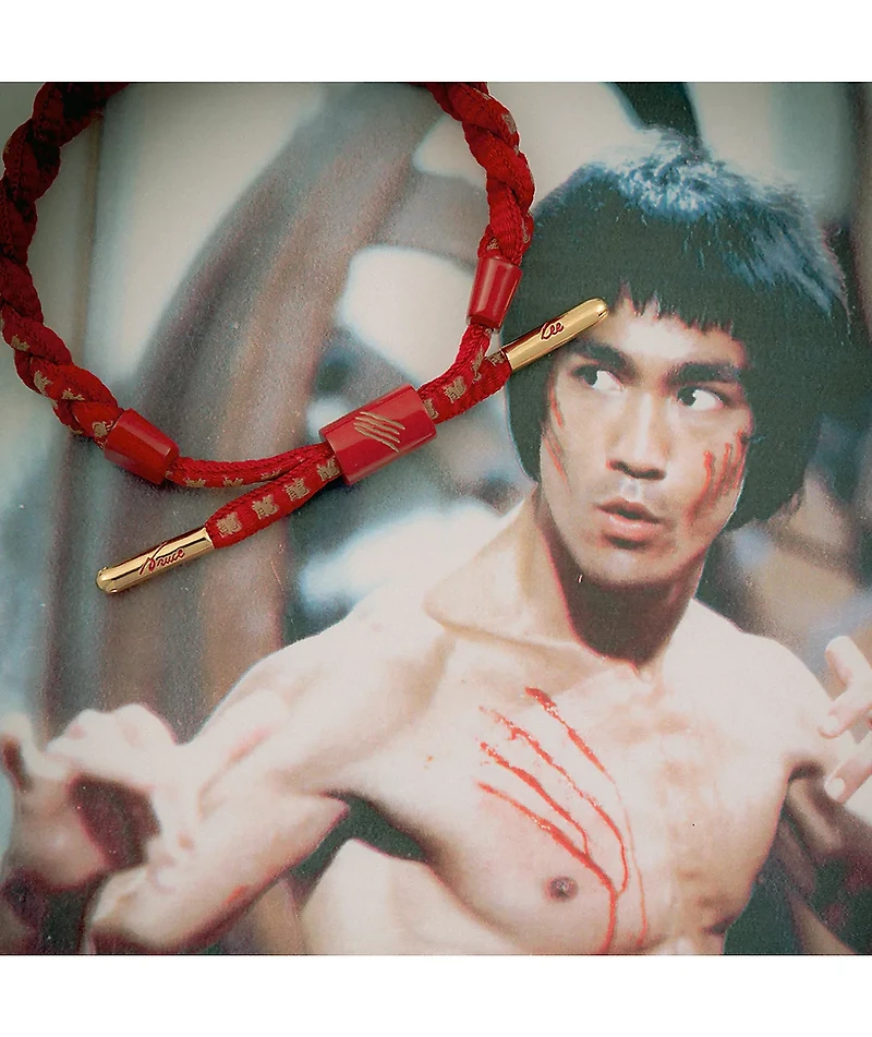 Rastaclat x Bruce Lee Red Braided Bracelet