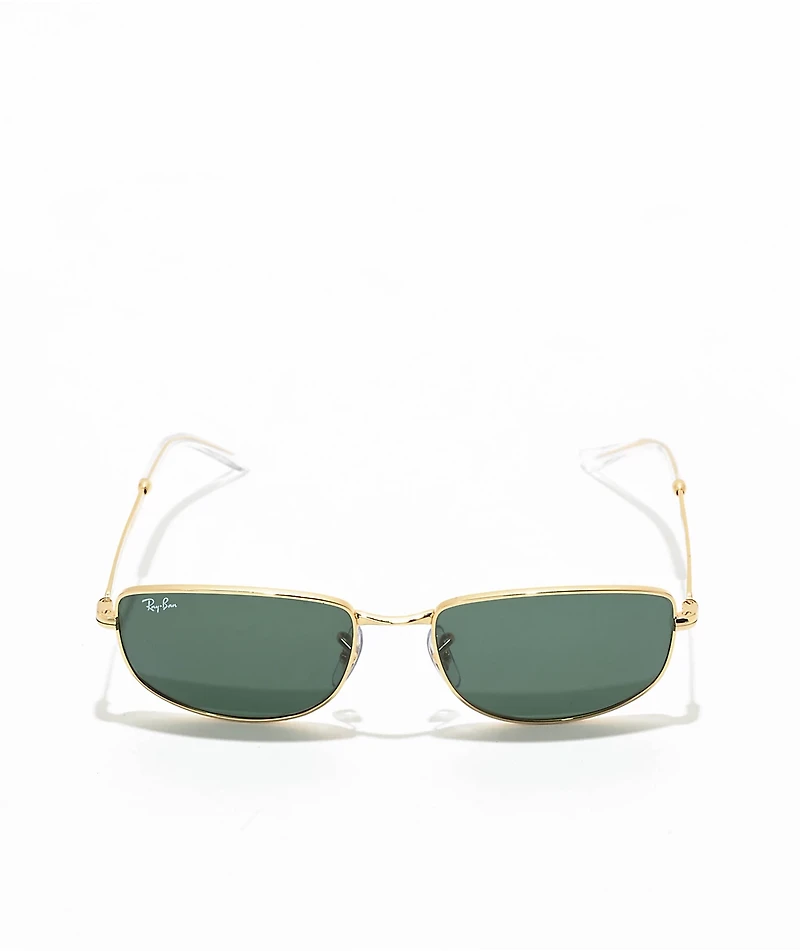 Ray-Ban Artista RB3732 Polished Gold & Green Sunglasses