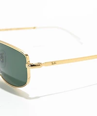 Ray-Ban Artista RB3732 Polished Gold & Green Sunglasses