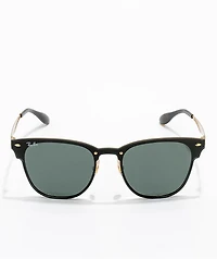 Ray-Ban Blaze Clubmaster Gold Sunglasses