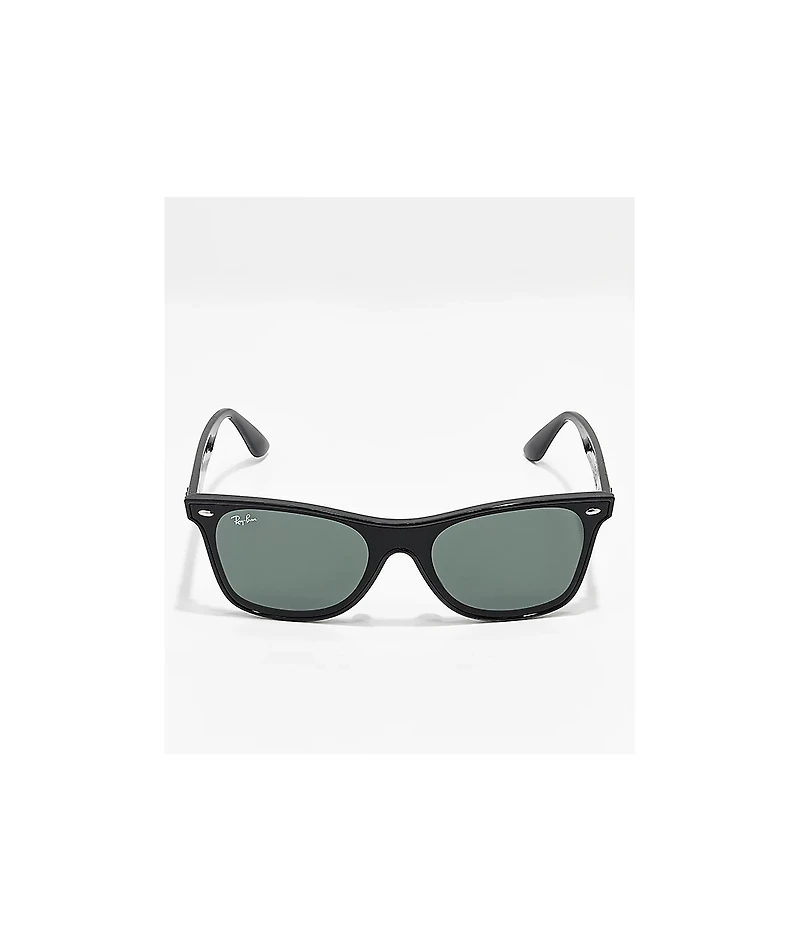 Ray-Ban Blaze Wayfarer Black & Green Sunglasses