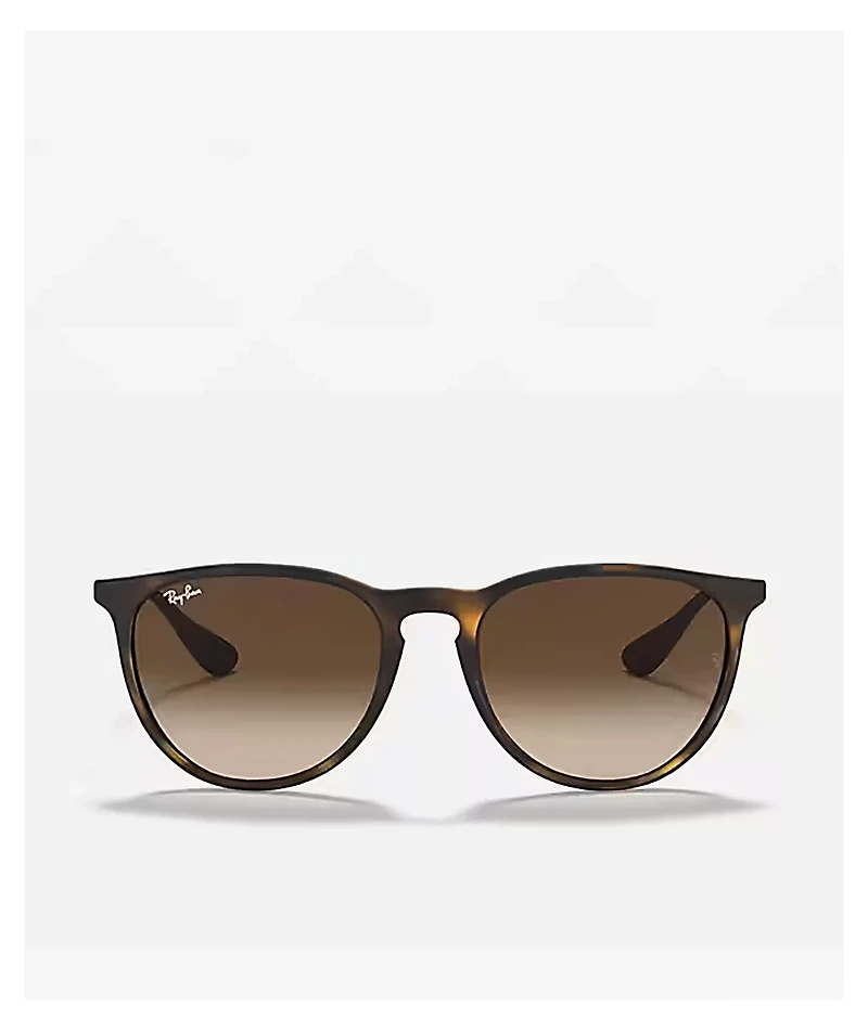 Ray-Ban Erika Classic Matte Havana & Brown Sunglasses