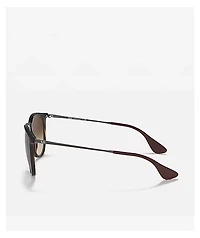 Ray-Ban Erika Classic Matte Havana & Brown Sunglasses