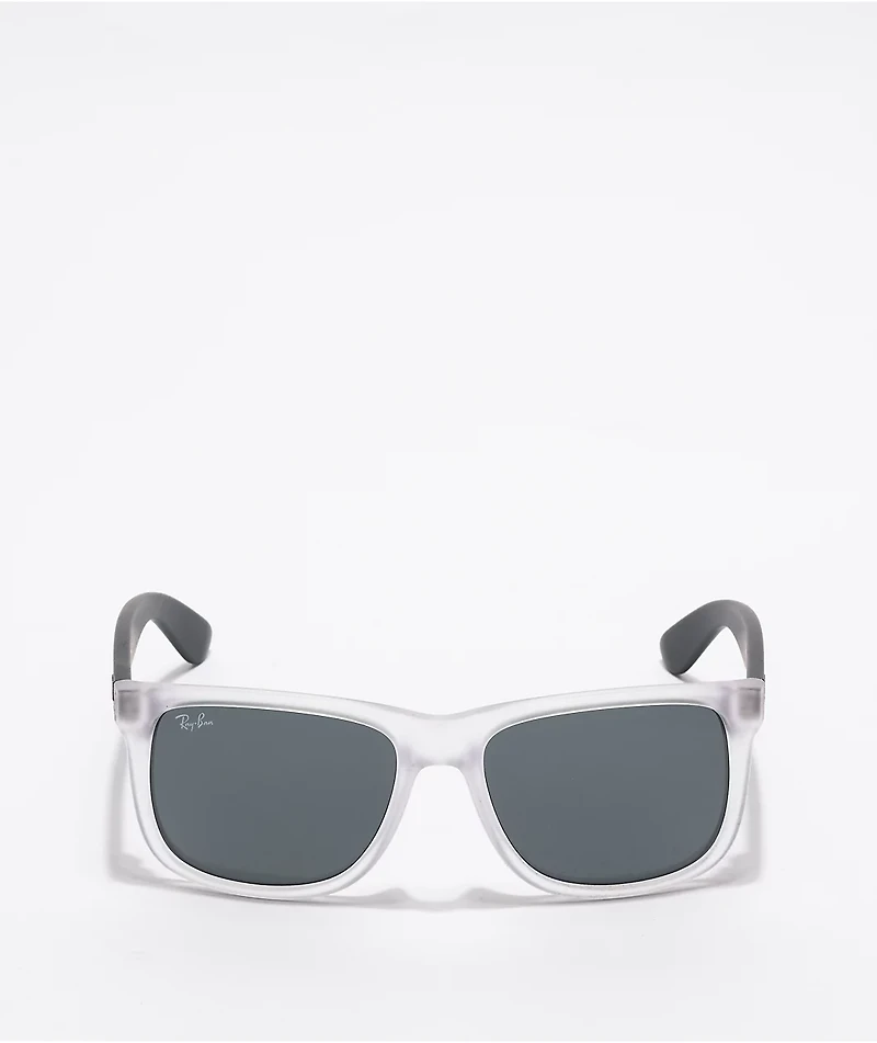 Ray-Ban Justin Transparent & Black Sunglasses