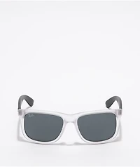 Ray-Ban Justin Transparent & Black Sunglasses