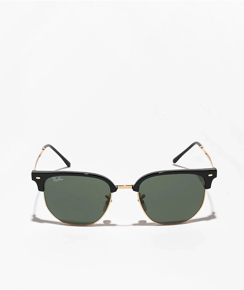 Ray-Ban New Clubmaster Black & Gold Sunglasses