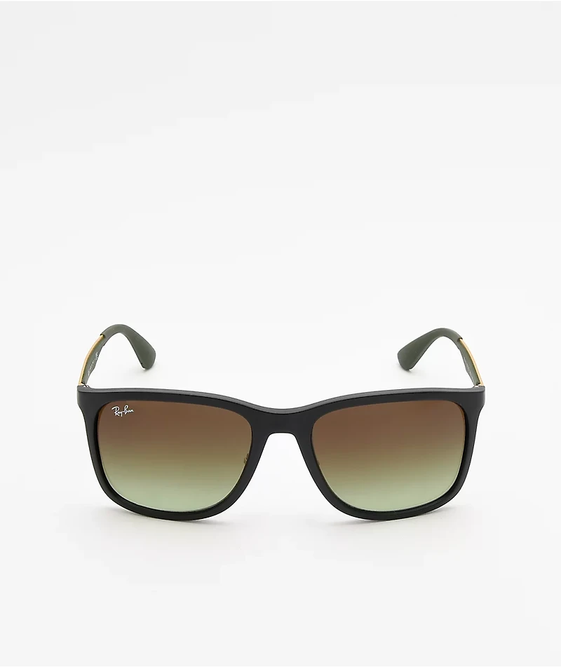 Ray-Ban RB4313 Matte Black & Gold Sunglasses