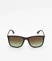 Ray-Ban RB4313 Matte Black & Gold Sunglasses