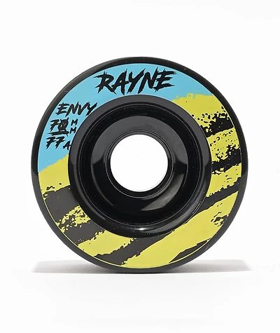 Rayne Envy 70mm 77a Black Longboard Wheels