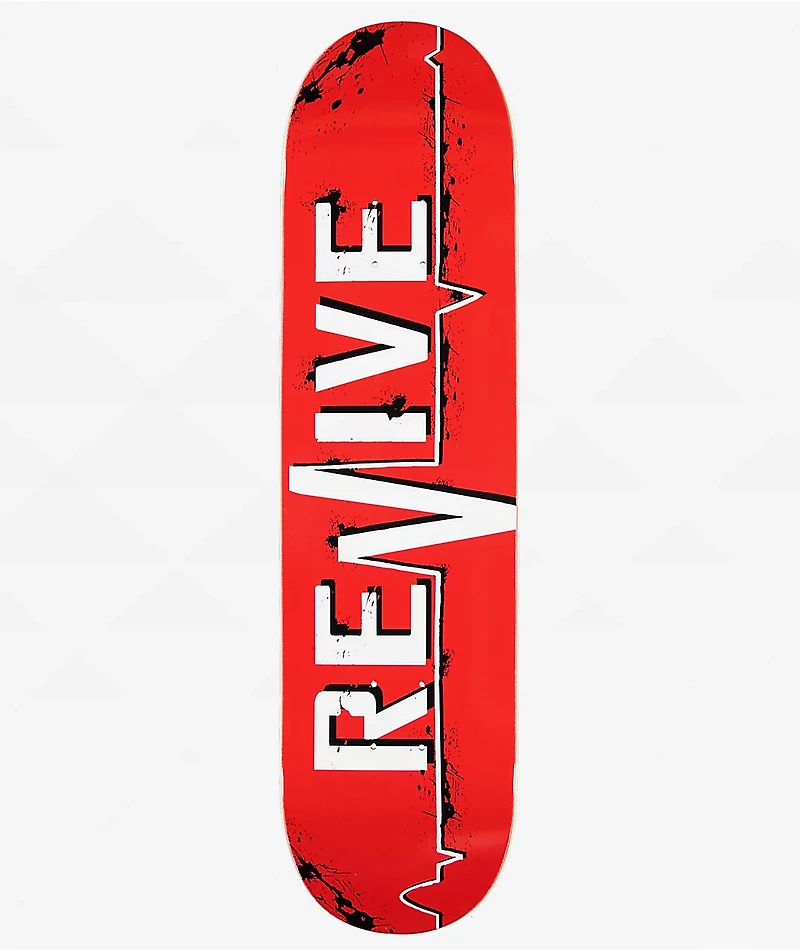 ReVive Red Lifeline 8.0" Skateboard Deck