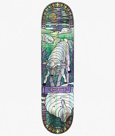 Real Busenitz Holographic Cathedral 8.38" Skateboard Deck