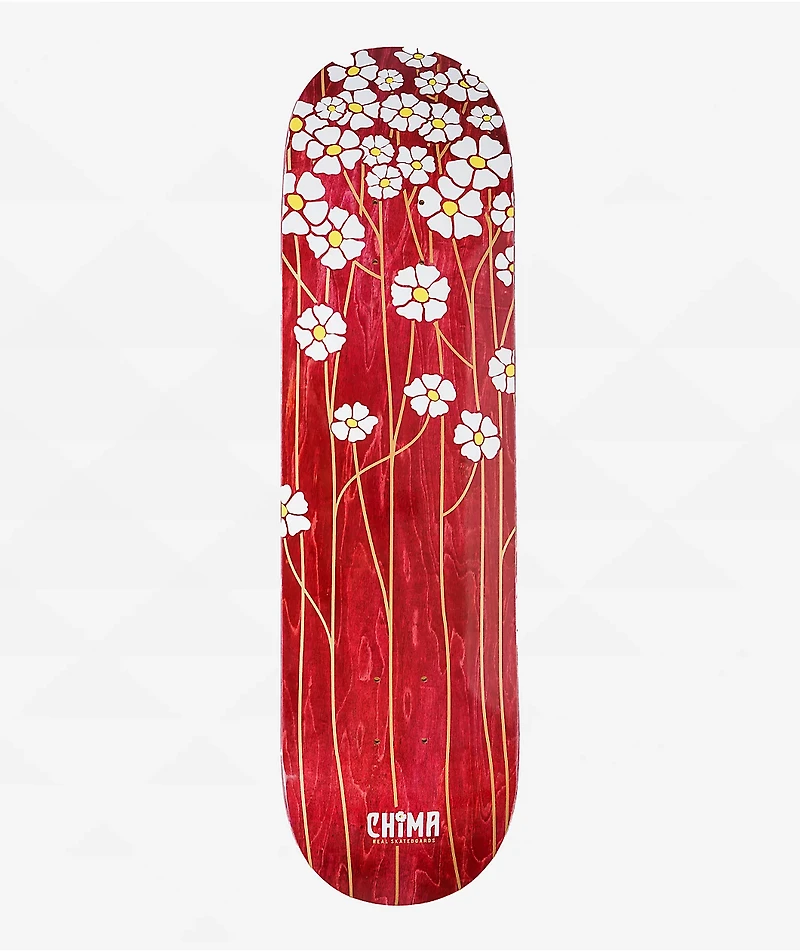 Real Chima Poppies UV 8.25" Skateboard Deck
