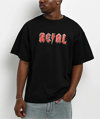 Real Deeds Black T-Shirt