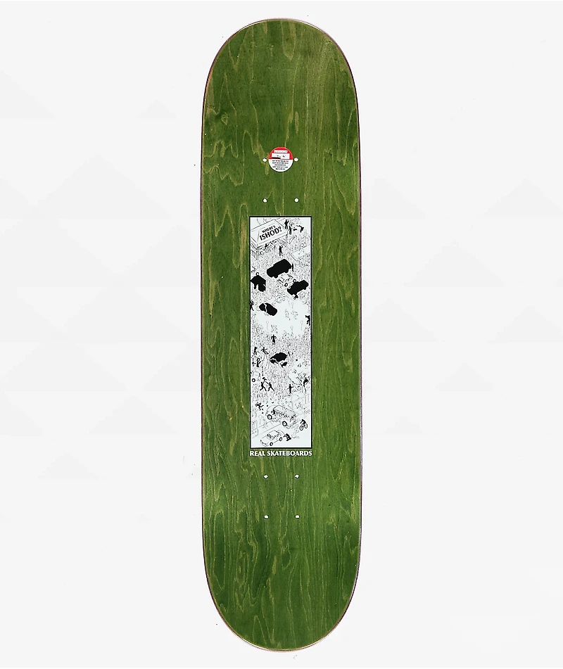 Real Ishod Where's Ishod 8.25" Skateboard Deck