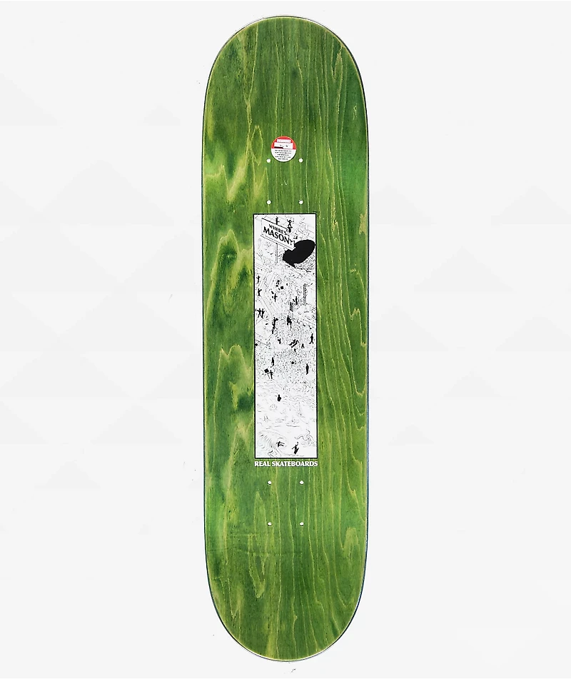 Real Mason Where's Mason 8.5" Skateboard Deck