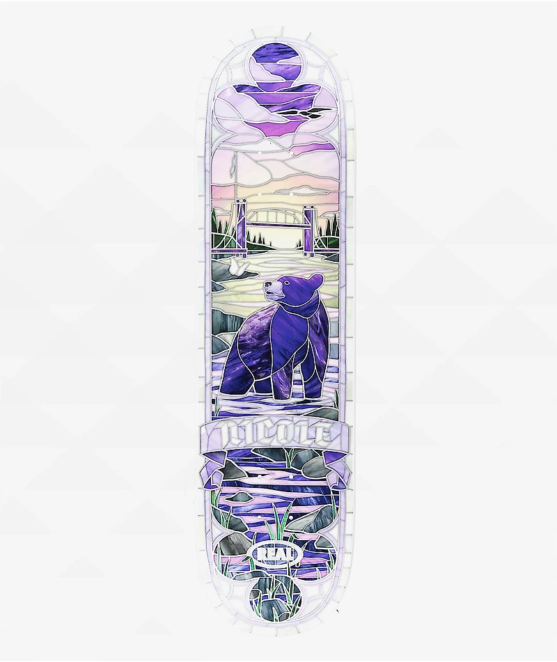 Real Nicole Cathedral 8.25" Skateboard Deck