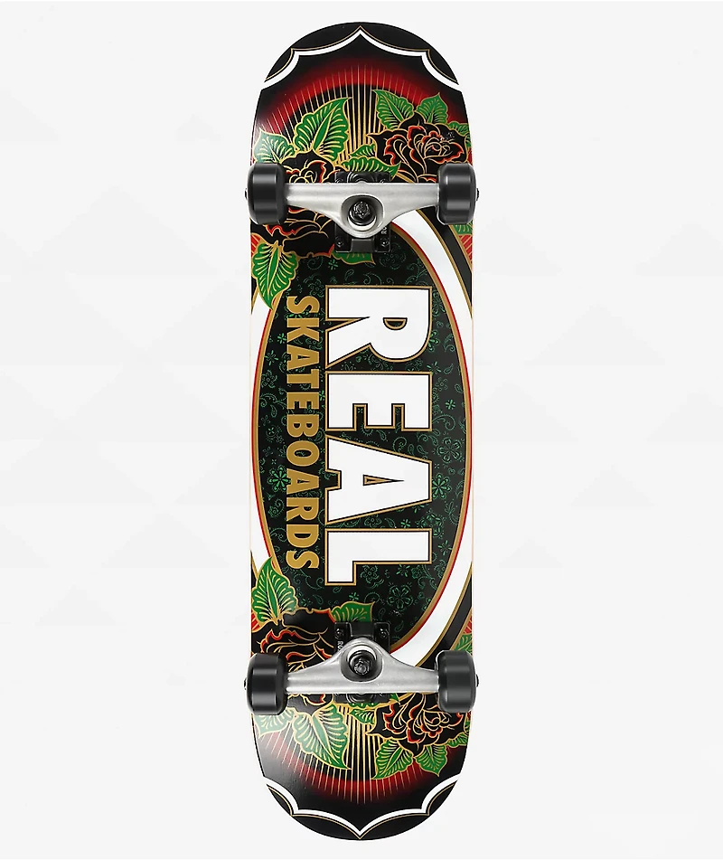 Real Rose Oval 8.5" Skateboard Complete